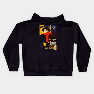 Chapelier Fou Poster - Mad Hatter Kids Hoodie